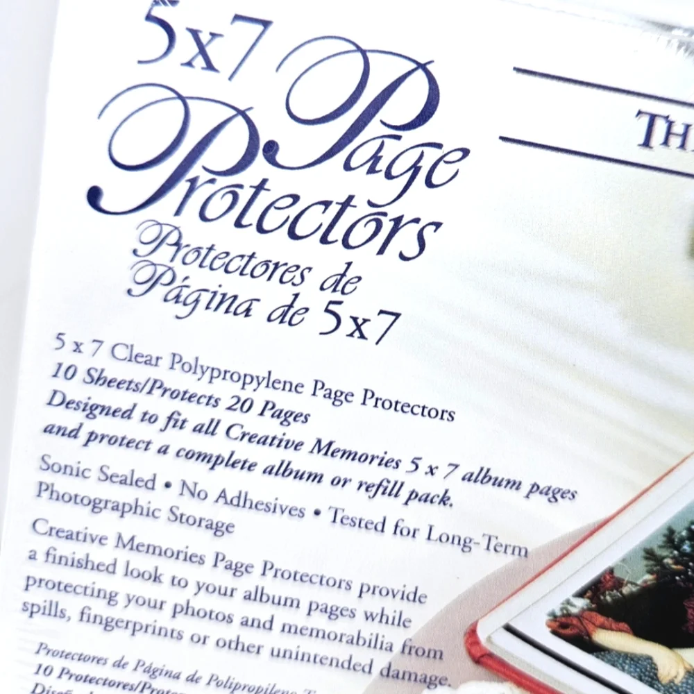 Creative Memories 5x7 Page Protectors Refill NEW Retired CM Scrapbook Sleeves